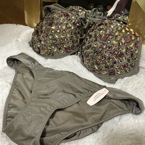 Victoria Secret Rhinestone Swim Set